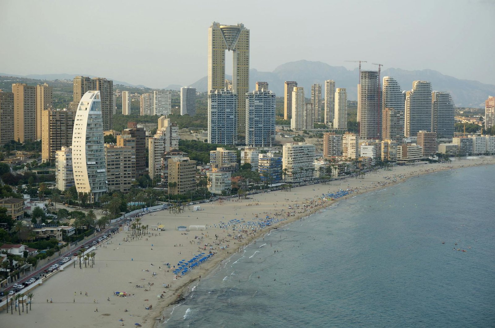 Exploring the beaches of Benidorm
